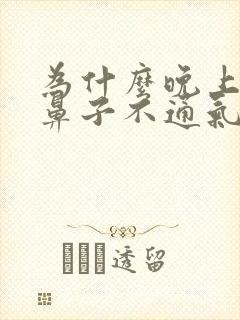 为什么晚上睡觉鼻子不通气,白天就好了