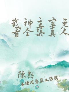 武神主宰免费观看全集真人版