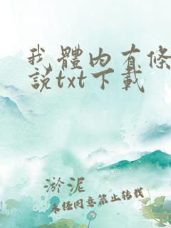 我体内有条龙小说txt下载