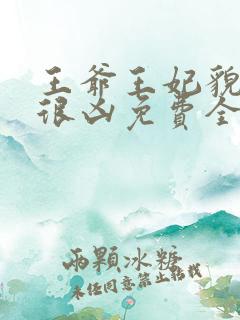 王爷王妃貌美还很凶免费全文阅读全文