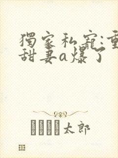 独家私宠:重生甜妻a爆了