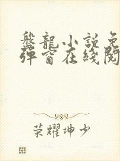 盘龙小说免费无弹窗在线阅读