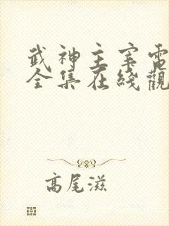 武神主宰电视剧全集在线观看免费观看