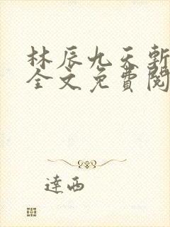 林辰九天斩神诀全文免费阅读
