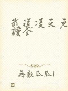 武道凌天免费阅读全