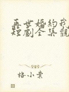 再世婚约我嫁了短剧全集观看