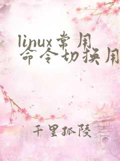 linux常用命令切换用户