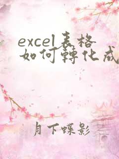 excel表格如何转化成pdf