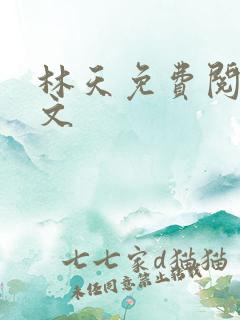 林天免费阅读全文