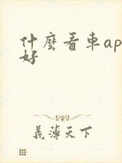 什么看车app好