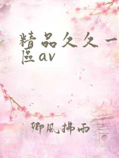 精品久久一区二区av