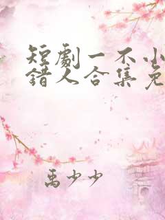 短剧一不小心撩错人合集免费观看