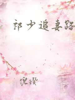 祁少追妻路漫漫