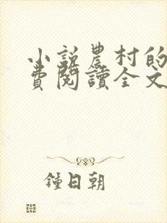 小说农村的妞免费阅读全文