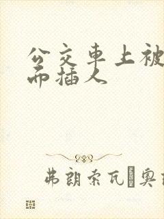 公交车上被从后面插人