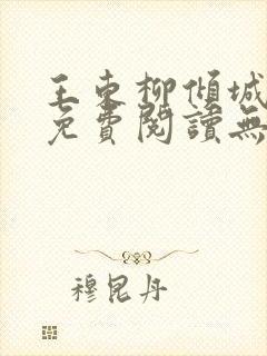 王东柳倾城小说免费阅读无弹窗