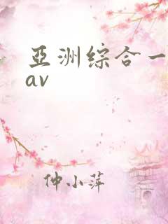 亚洲综合一区二av