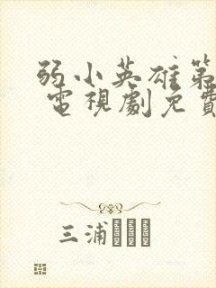 弱小英雄第二季 电视剧免费