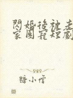 闪婚后被老公全家团宠短剧女演员