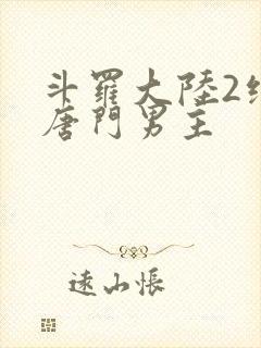 斗罗大陆2绝世唐门男主