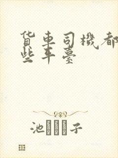货车司机都有哪些平台