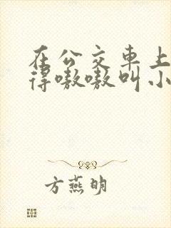 在公交车上被玩得嗷嗷叫小说