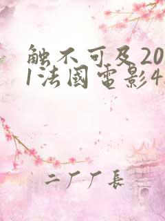 触不可及2011法国电影4k