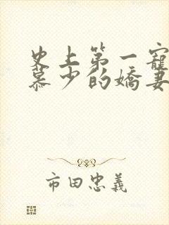 史上第一宠婚之慕少的娇妻