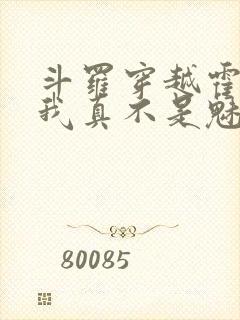 斗罗穿越霍雨浩我真不是魅魔