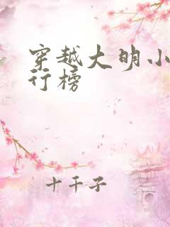 穿越大明小说排行榜