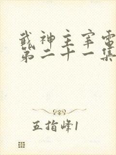 武神主宰电视剧第二十一集免费观看