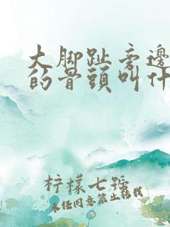 大脚趾旁边凸起的骨头叫什么