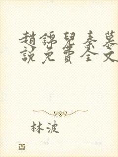 赵锦儿秦慕修小说免费全文阅读
