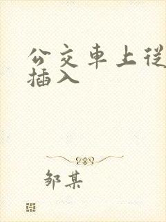 公交车上从背后插入