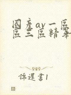 国产av一区二区三区精华液