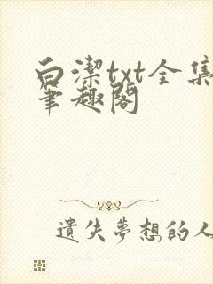 白洁txt全集笔趣阁