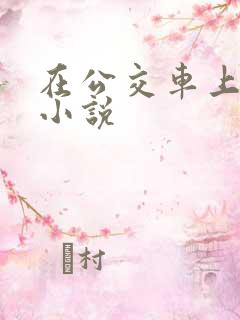 在公交车上被摸小说