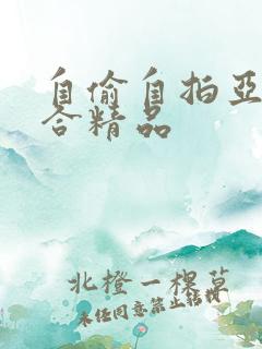 自偷自拍亚洲综合精品