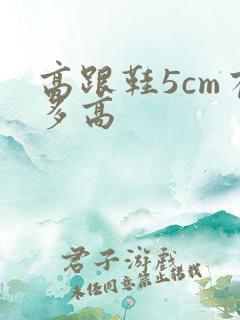 高跟鞋5cm有多高
