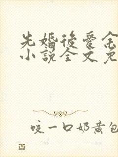 先婚后爱余慧慧小说全文免费阅读