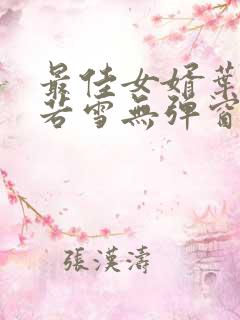 最佳女婿叶凡唐若雪无弹窗免费阅读