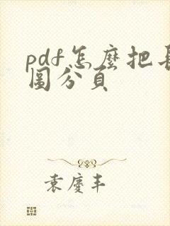 pdf怎么把长图分页