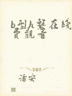 b型h系在线免费观看