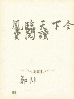 凤临天下全本免费阅读