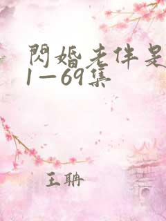 闪婚老伴是豪门1—69集