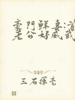 豪门鲜妻:首席老公好威武