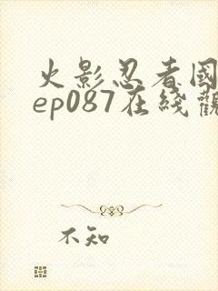 火影忍者国语版ep087在线观看