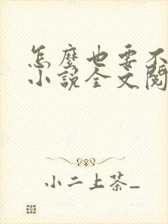 怎么也要不够她小说全文阅读