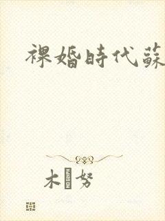 裸婚时代苏小唐