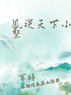 凤逆天下小说完整